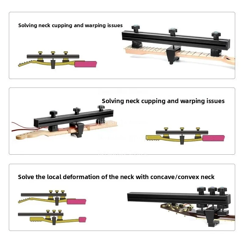 

Guitar Neck Corrector Deformation Repair Tool Fingerboard Twisted Beat Folk Electric Wood Repair Tool