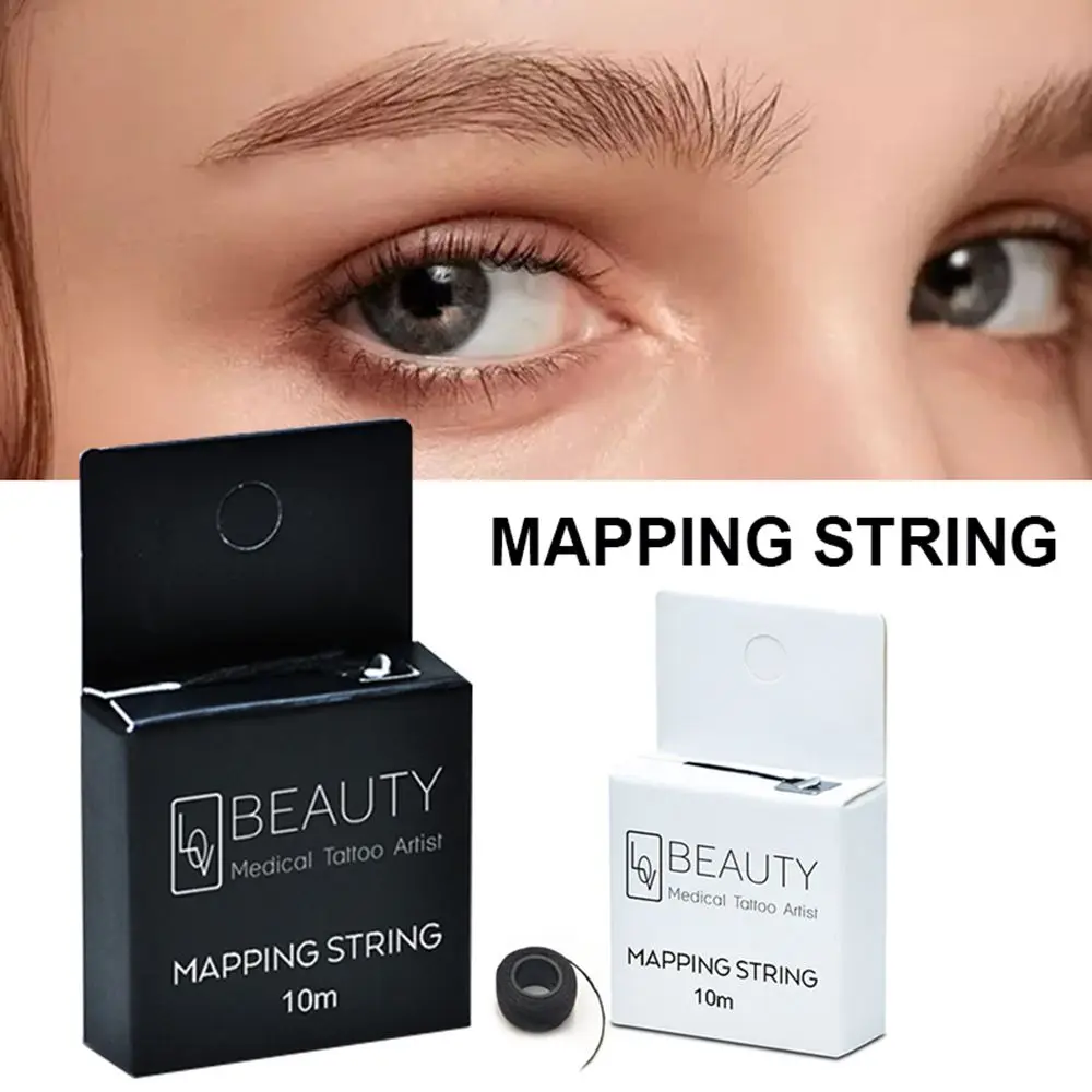 Women Fashion Marker Eye Makeup Tools Eyebrow  Thread Pre-Inked Mapping String
