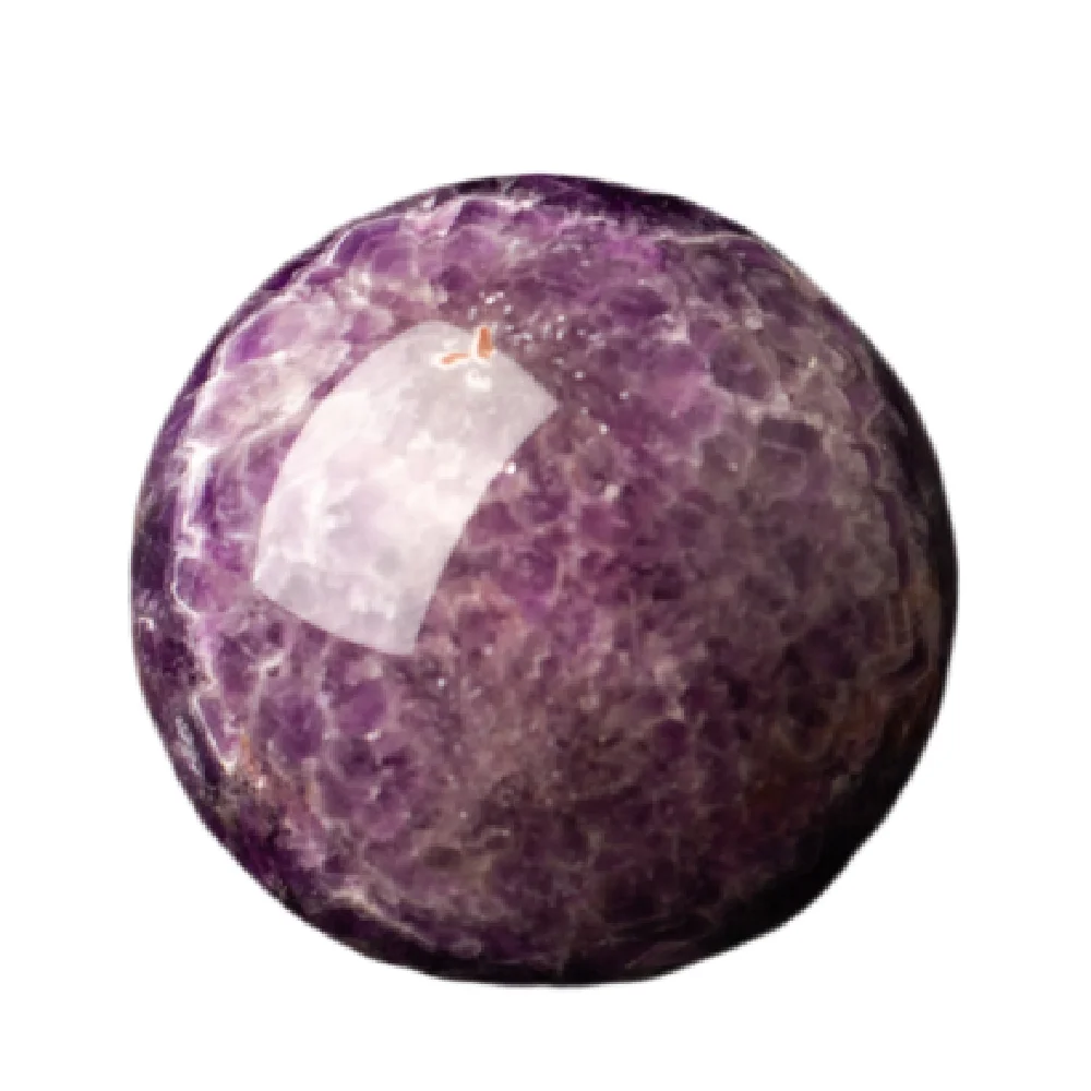 Natural Amethyst Crystal Ball Energy Healing Exquisite Healing Stone Polished Reiki Healing Feng Shui Ornaments Souvenir