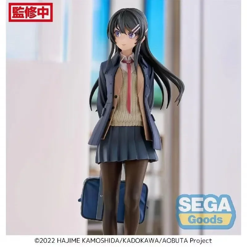 In Magazzino Originale Genuino SEGA Rascal Non Sogna Coniglietta 18 cm Sakurajima Mai Anime Figura Modello Giocattoli Collezione Regali