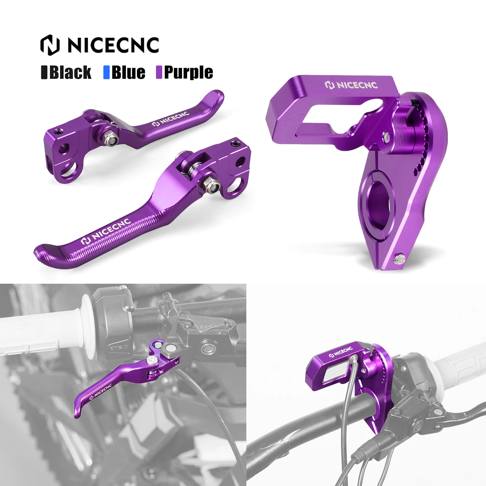 

NICECNC For Surron Light Bee X Digital Display Relocation Bracket Brake Lever For Sur-Ron Light Bee X S L1E For Segway X160 X260