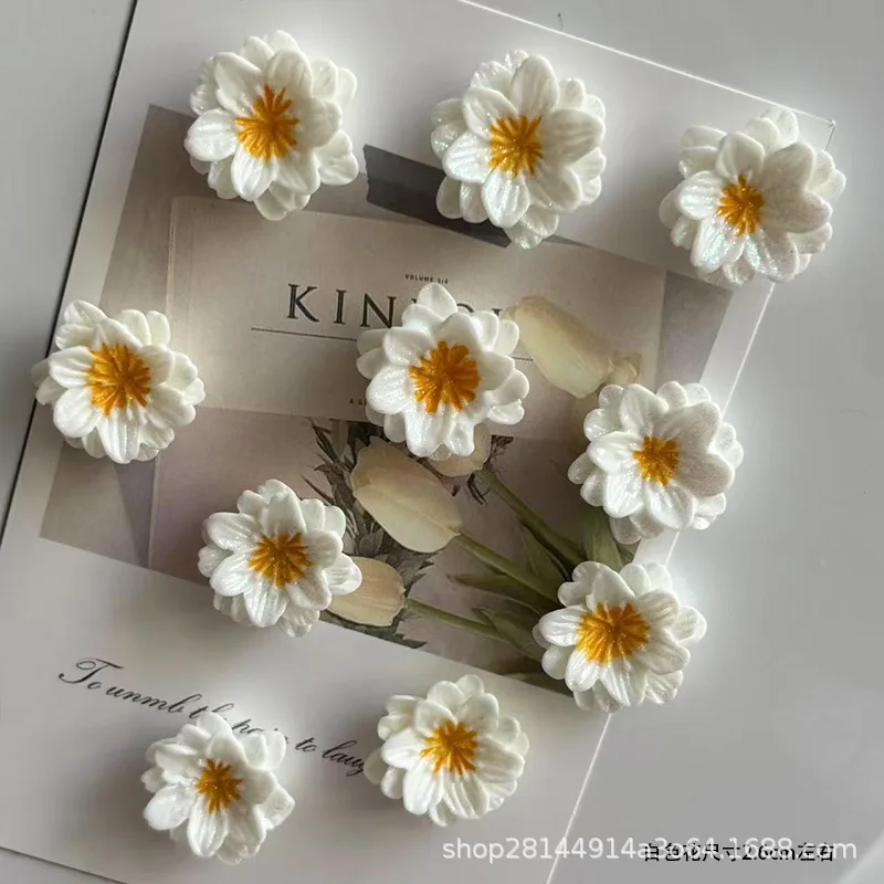 4/10pcs Resin Sun flower Fridge Magnet Photo Wall message board Magnetic Bulletin board decoration stickers Home Decor