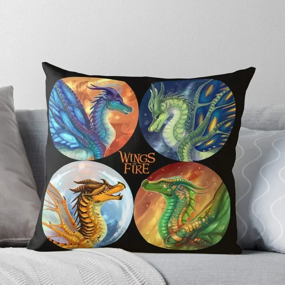 

Wings of Fire - Heroes of the Lost Continent Throw Pillow Sitting Cushion Cusions Cover autumn pillowcase pillow