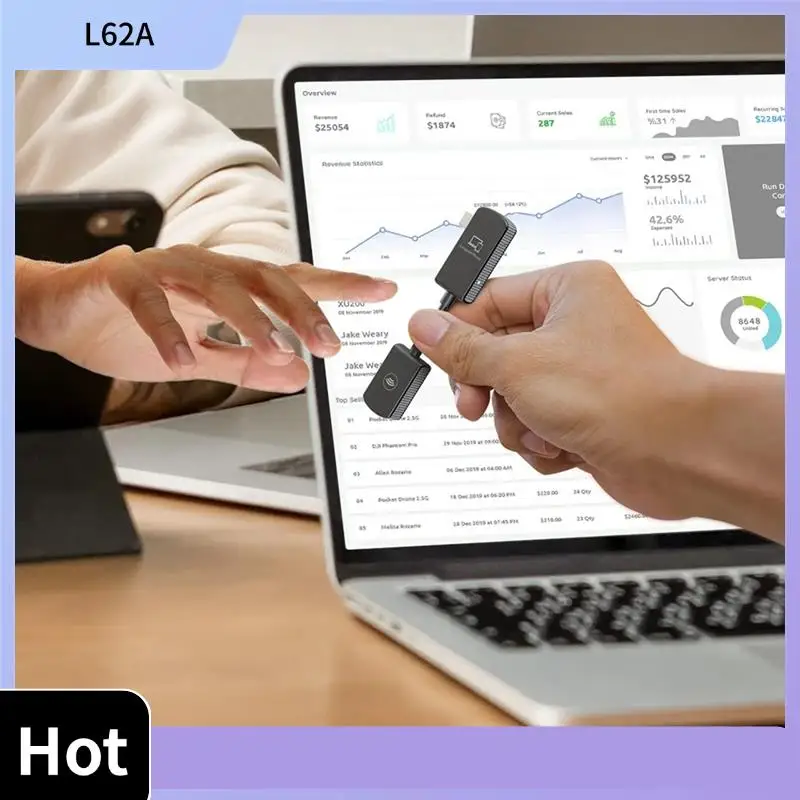 L62A USB Transmitter And -Compatible Receiver 2.4G/5G For Streaming Video Audio,Good For Phone/Laptop/PC/TV Box/Projector