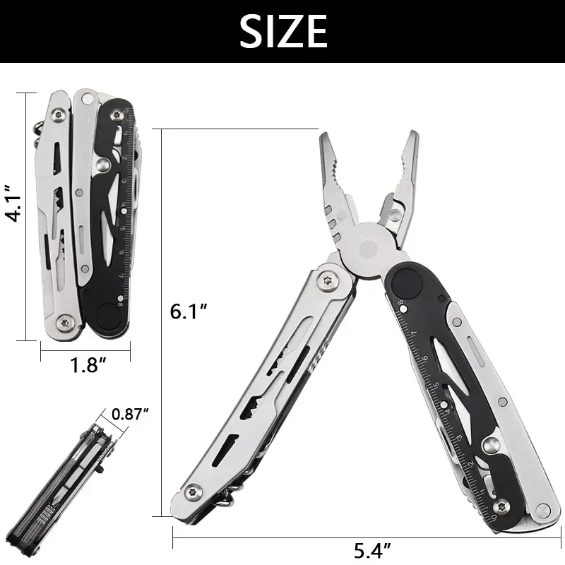 Multifunctional Hand Tool Pliers Folding Knife Scissors Plier Saw Outdoor Camping EDC Equipment Folding Multitool