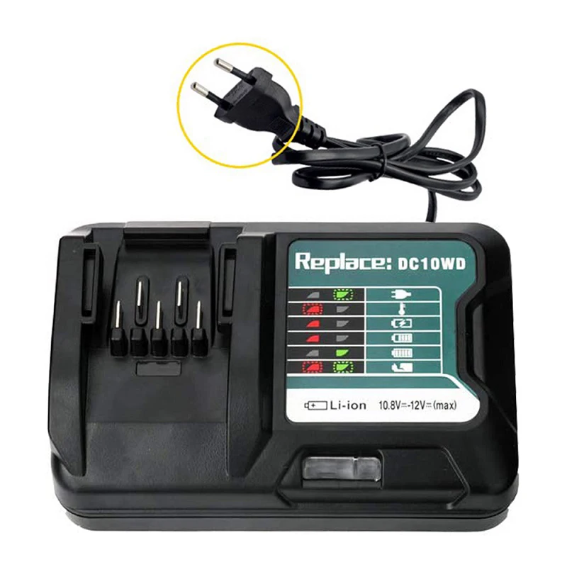 10.8V 12V Max 2000mAh Oplaadbare Li Batterij en Oplader voor Makita Elektrisch Gereedschap BL1015 BL1040B BL1020B BL1041 BL1016 BL1021