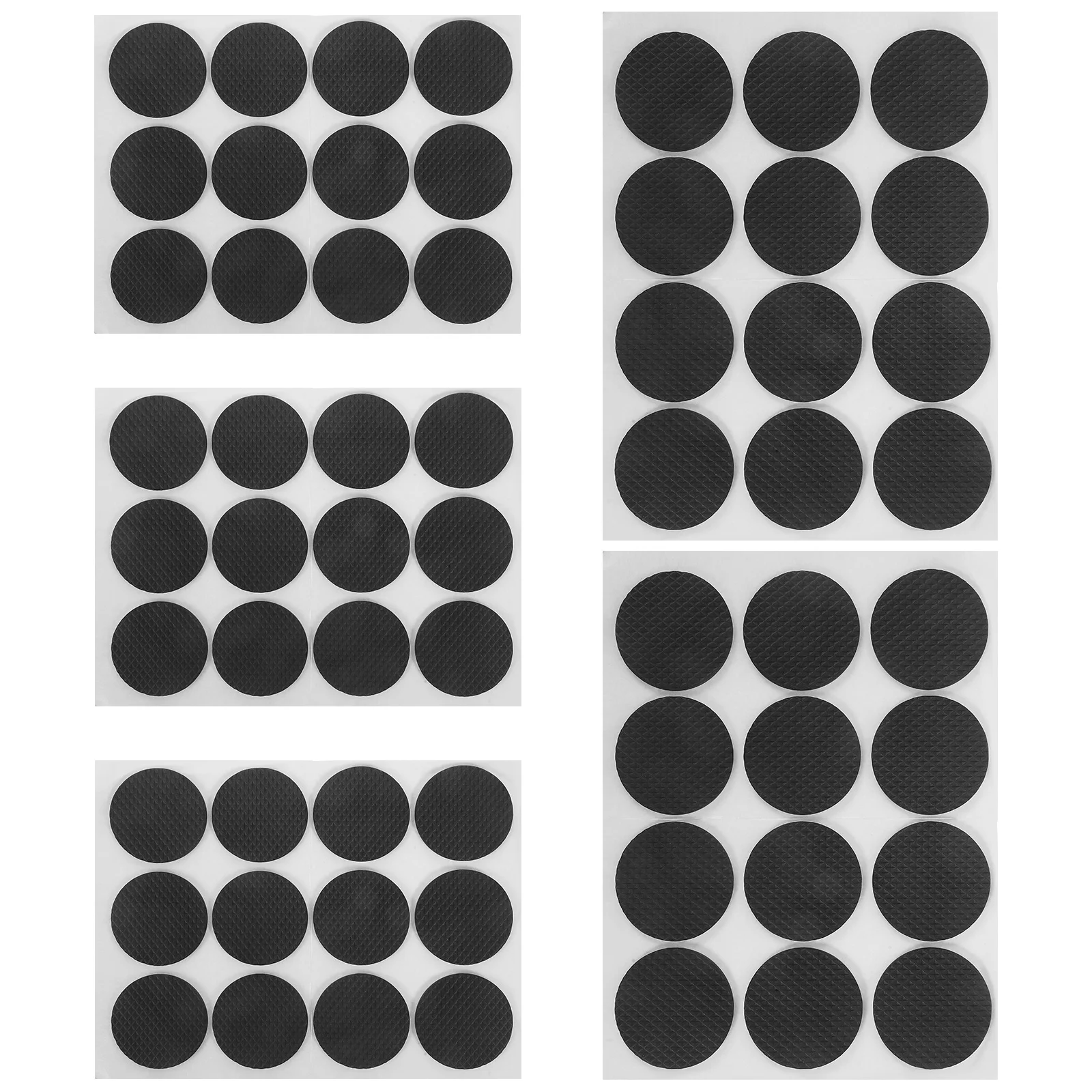 

60Pcs Furniture Pads Chair Leg Floor Protectors Non Slip Eva Self Adhesive Silent Anti Collision Furniture Feet Pads