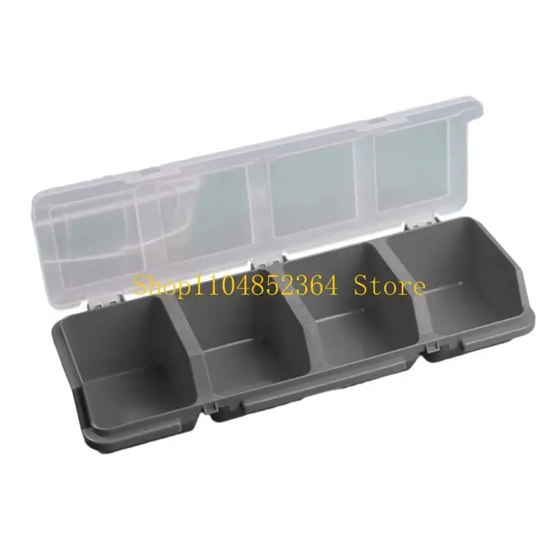 652F Surage Surage Bin Organizator Komorator do śrub Małe części plastikowe sprzętowe biżuterię w obudowie biżuterii