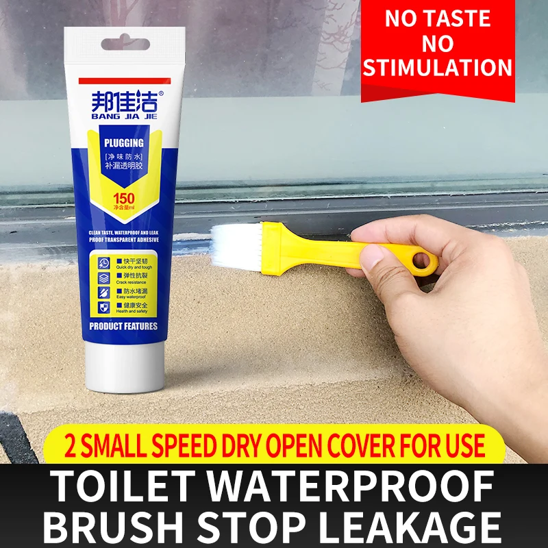 150ml Transparent Repairing Leak Waterproof Adhesive Leak-Trapping Tool Sealant Repair Glue Widely For Roof Kitchen and Bathroom