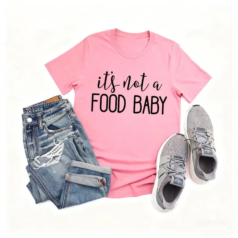قميص It's Not A Food Baby، قميص إعلان الحمل للزوج، إعلان الحمل لعيد الشكر، أنا حامل #3