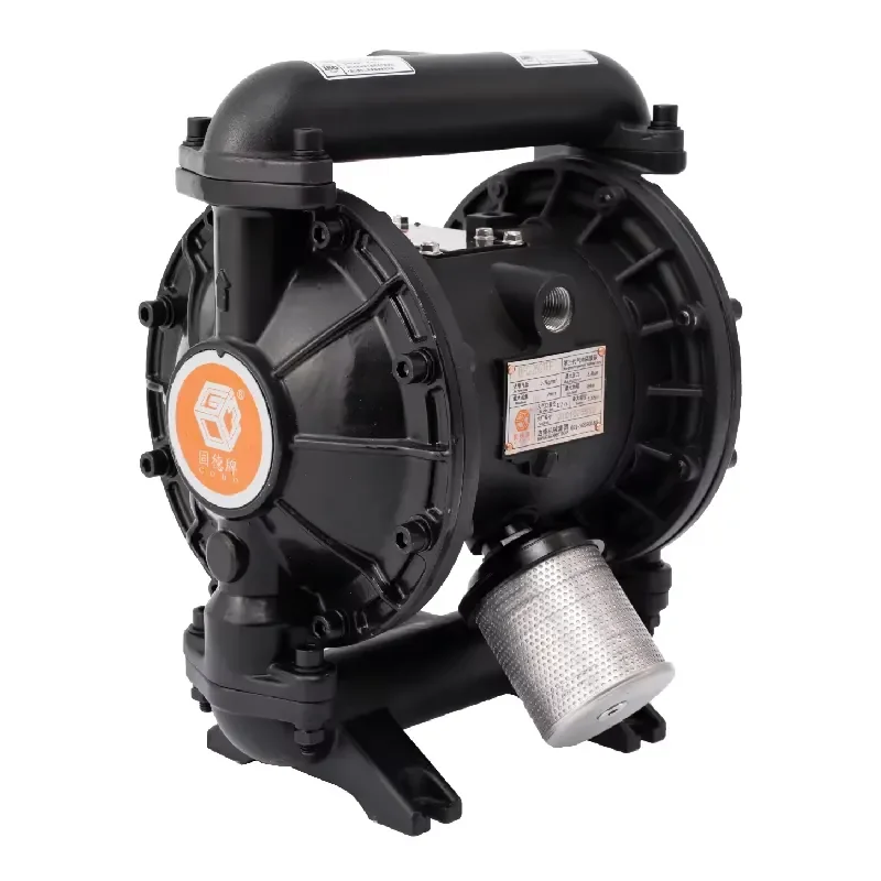 GODO BFQ-25G High Flow Cast Steel Pneumatic Double Diaphragm Pump Chemical Resistant Oil Air Water Pump