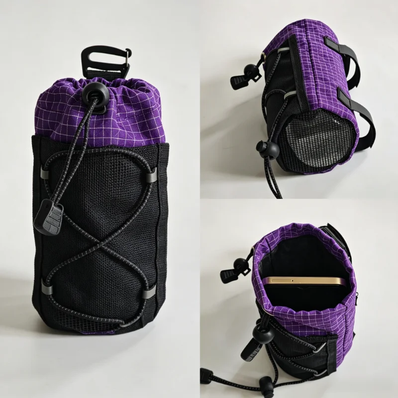 Outdoor Multifunctional Waist Bag - Shoulder Strap Phone Pouch Power Bank Walkie-Talkie Holder for Hiking Mountaineering Travel