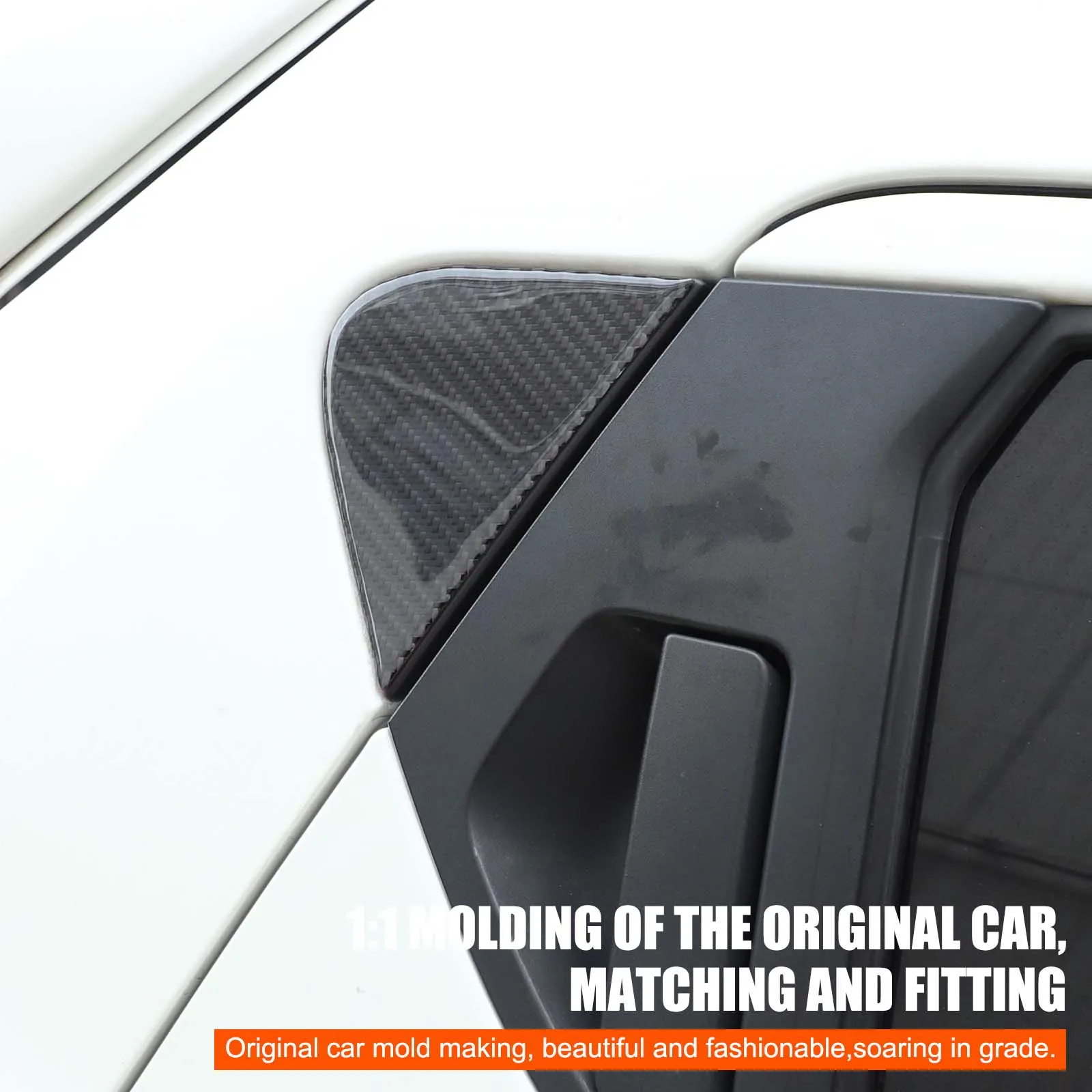 لينة ألياف الكربون نافذة السيارة الخلفية لوحة زخرفية ملصق الكسوة ل 2011-2019 نيسان جوك إنفينيتي ESQ اكسسوارات السيارات