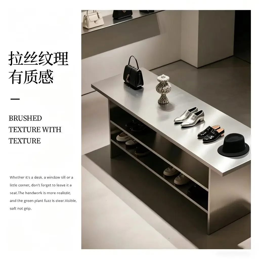 Stainless steel Nakajima  Water table Display table Shopping mall Nakajima  Stainless steel Nakajima table