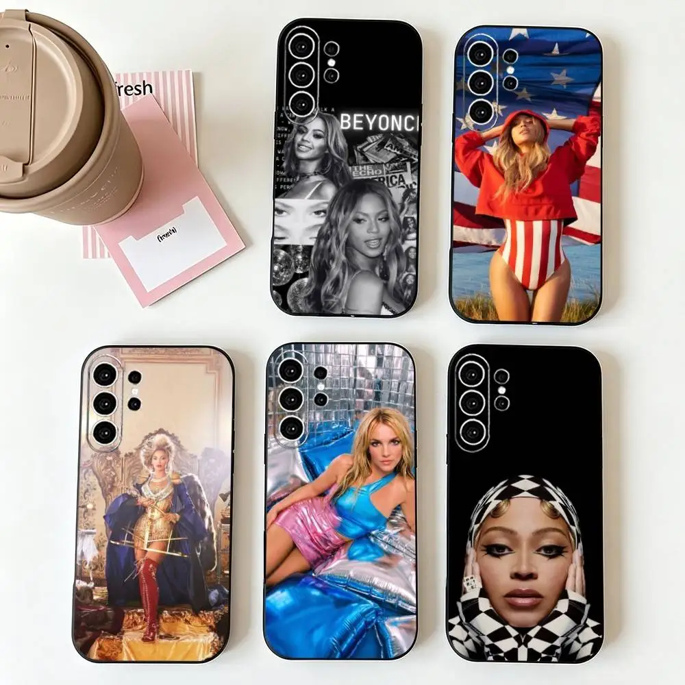 Beyonce Legendary Singer Fans Artistic  Phone Case For Samsung S26,S25,S24,S23,S22,S21,S30,Ultra,Plus,Fe,Lite,Note,10,Black