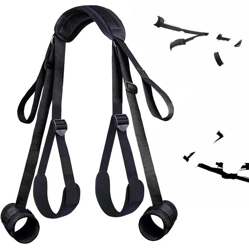Female Open Leg Restraint Adult Sex Toy Handcuffs Couple Erotic Games Bed Restraint Bondage Gear Wrist Ankle Cuffs Sex Toy Sets view 6