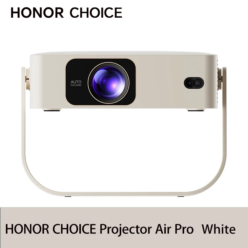 HONOR CHOICE Projector Air Pro Draagbare Projector Ingebouwde Netflix 292 ANSI Lumen Native 1080P FHD Autofocus & Automatische Keystone-correctie Wi-Fi 6 180 ° Draaibare beugel 0,55 kg Ultralicht