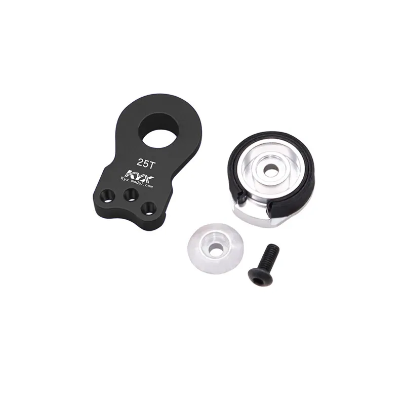 KYX Climbing Car Aluminum Alloy Servo Arm 25T Metal Elastic Plate Servo Arm Model Car Unloading Servo Arm