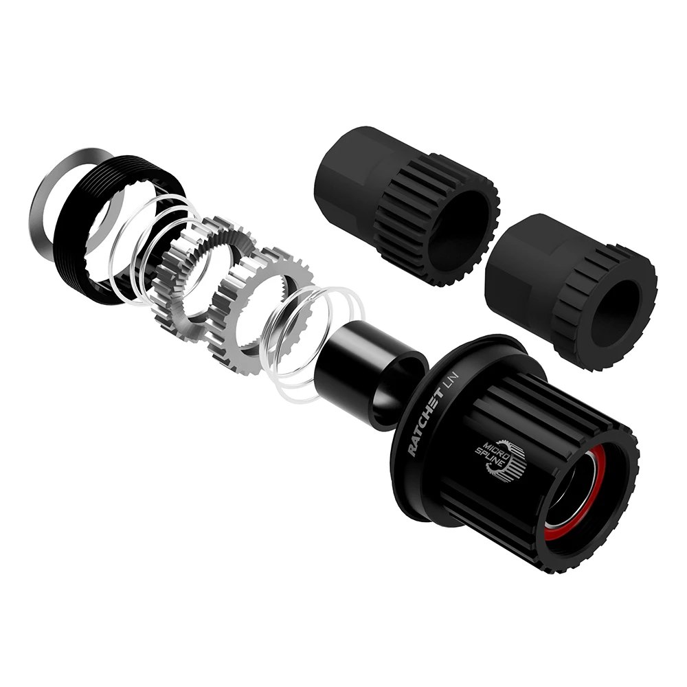 Zestaw do konwersji piasty rowerowej z mechanizmem zapadkowym LN, MS Micro Spline, wolnobieg 12v, 18T 36T 54T, z narzędziami do piasty tylnego koła 370, zamiennik z 3 zębatkami. — 2