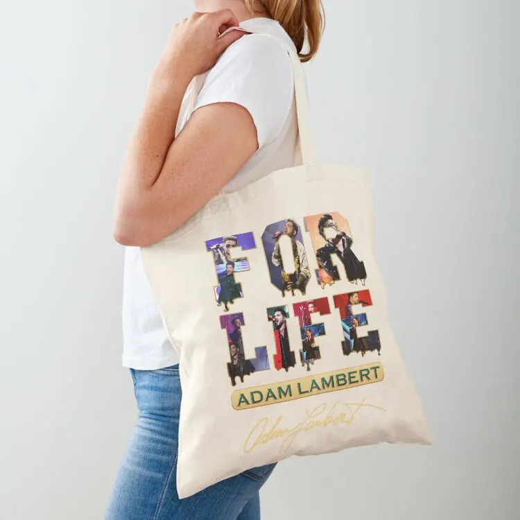 

ADAM LAMBERT Tote Bag canvas bags Reusable bags personalized tote bag shopper bag women canvas