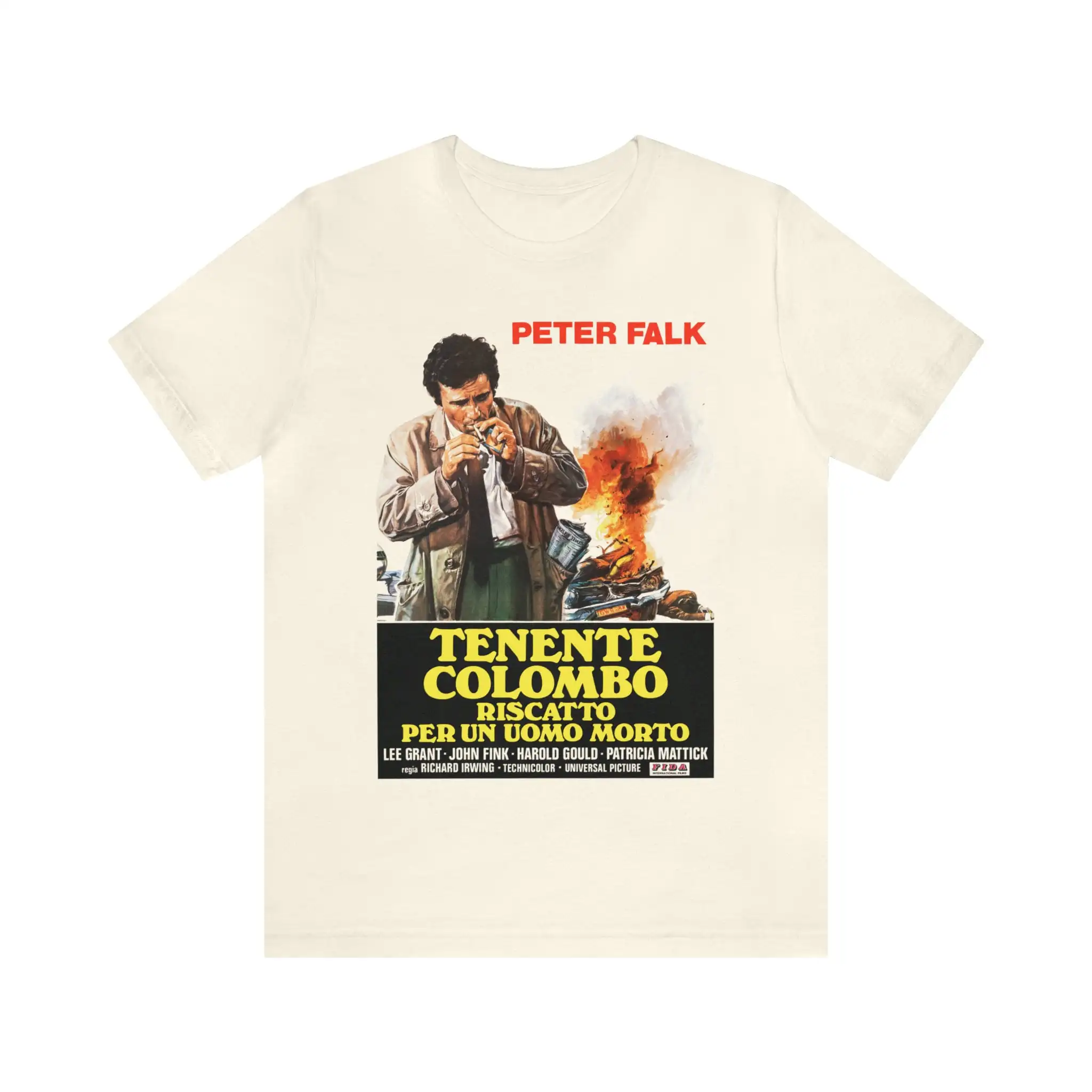 Columbo Ransom for a Dead Man Italian Promo Peter Falk T shirt