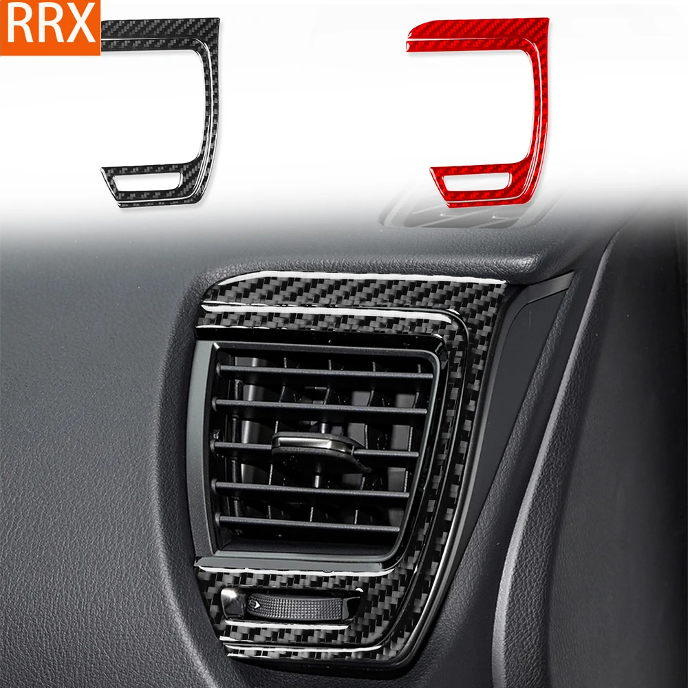 For Lexus NX 250 300 350H 2022-2024 Real Carbon Fiber Sticker Co-pilot air vents Panel Cover Car inside decorative Accessories