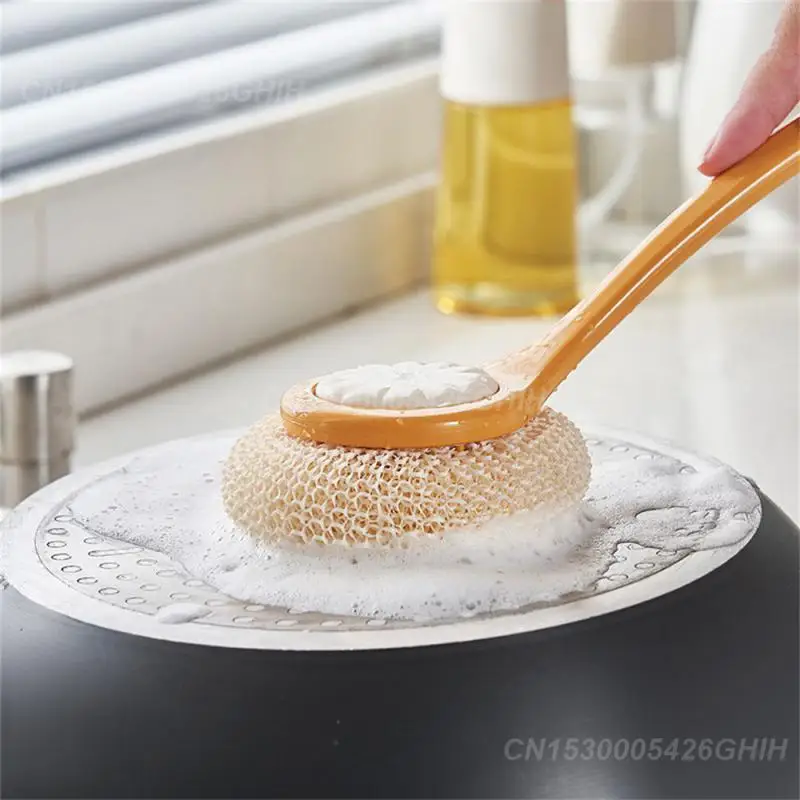 1/2PCS Hangable Cleaning Brush Do Not Hurt The Pot Care Of Hands Blue Cleaning Tools Dishwashing Brush