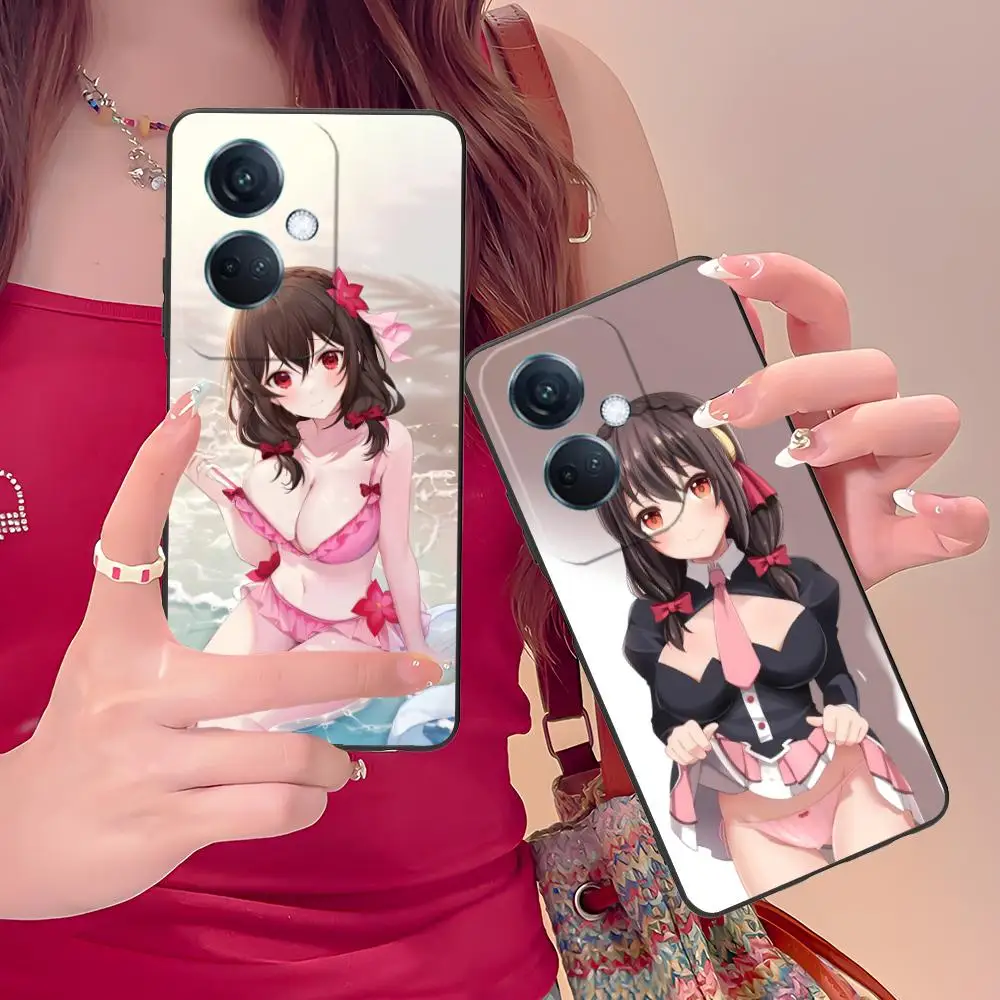 حافظة هاتف محمول Konosuba Yunyun لهاتف OPPO Find X9 X8 X7 X6 X5 X3 X2 Plus s Pro Ultra Lite غطاء طباعة ملون جميل