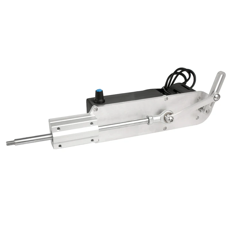 

Telescopic Linear Actuator 20MM-120MM Stroke Adjustable Reciprocating Mechanism Motor 3XLR Connector Suction Cup 80mm Plate