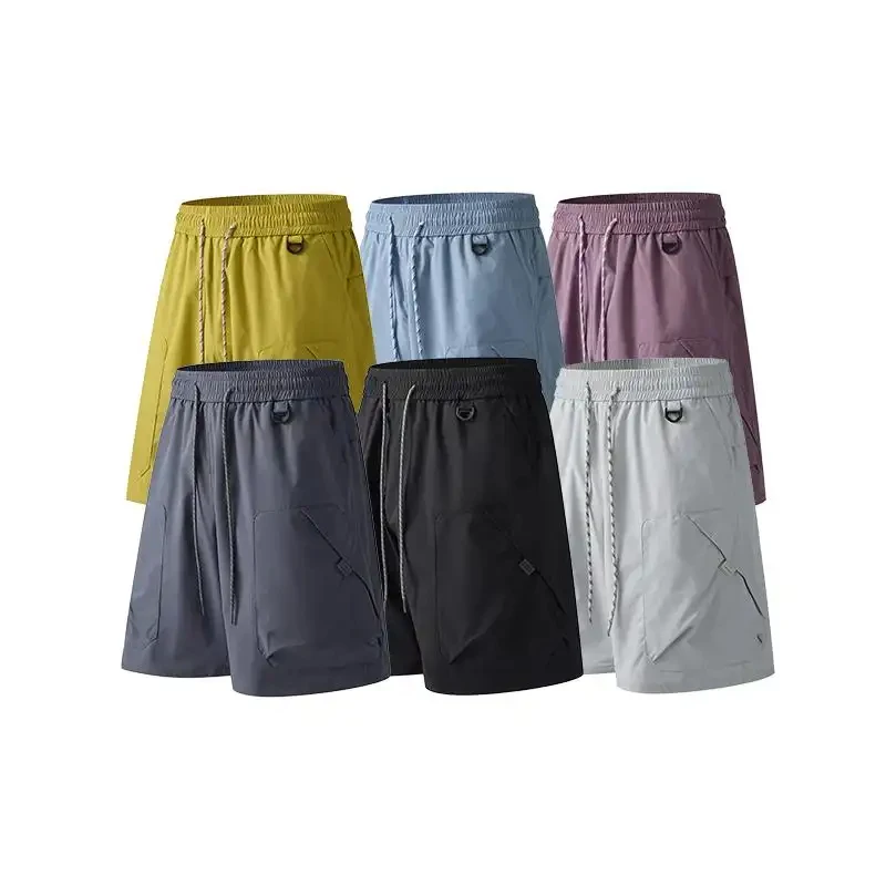 2026 Summer Men's Sports Shorts, Light and Thin, Knee-Length, Casual for Outdoor Activities, Hiking, Training, Breathable, Comfo