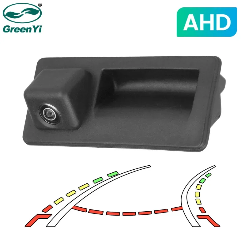 

GreenYi AHD Dynamic Trajectory Trunk Handle Camera For VW Passat CC Golf Polo Jetta Cayenne Tiguan Skoda Octavia Fabia Yeti Audi