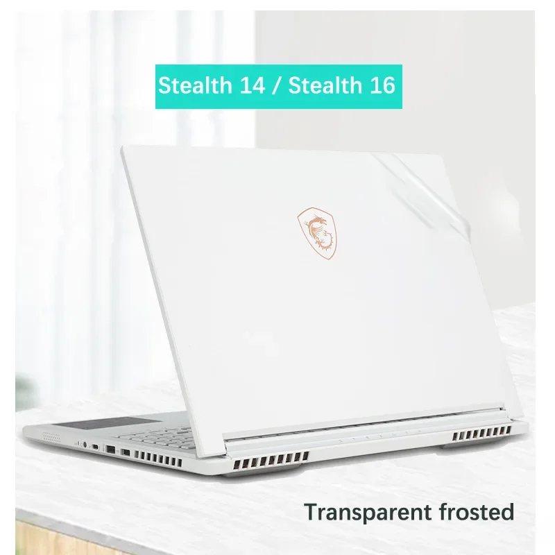 Carbon Vinyl Skin Laptop Stickers for MSI Stealth 14 / Stealth 16 16S Studio MS-15F2 2023 Laptop Vinyl Protection
