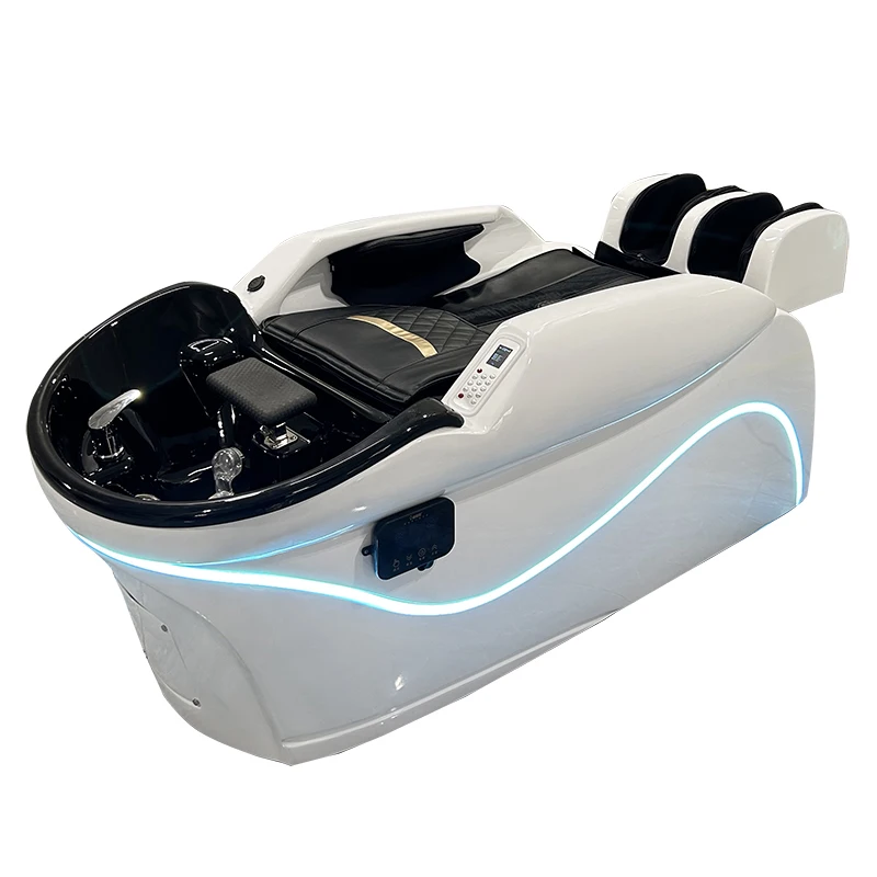 Shampoo Chairs Hairdressing Massage Bed Sink Hair Salon Stylist Lounge Shampoo Chairs Ergonomics Adjust Furniture