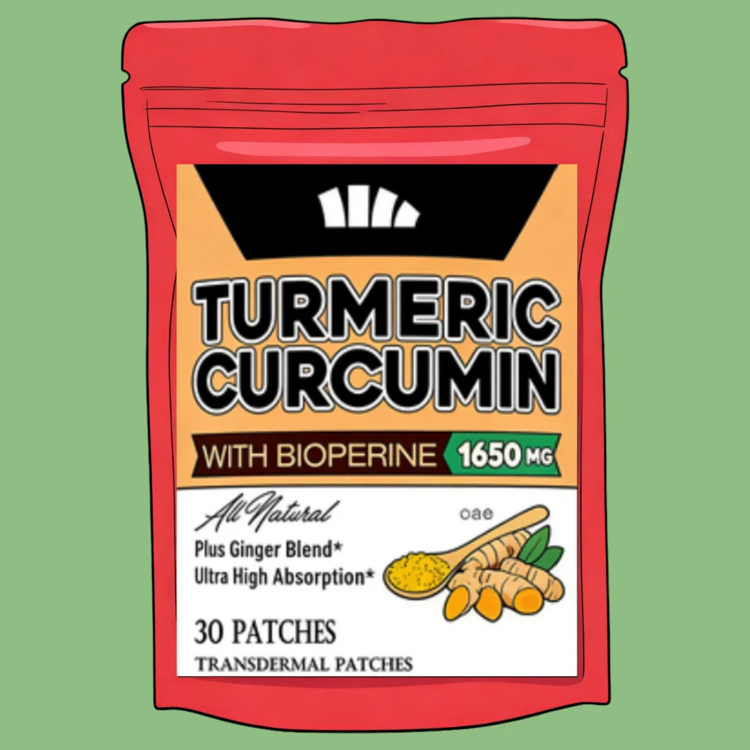 Turmeric Curcumin Transdermal Patches Antioxidant For Joint Health 30 Patches