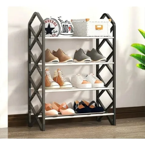 Desmontaje y montaje simples de zapateros, alquiler casero multicapa, estantes en la entrada de dormitorios estudiantes.