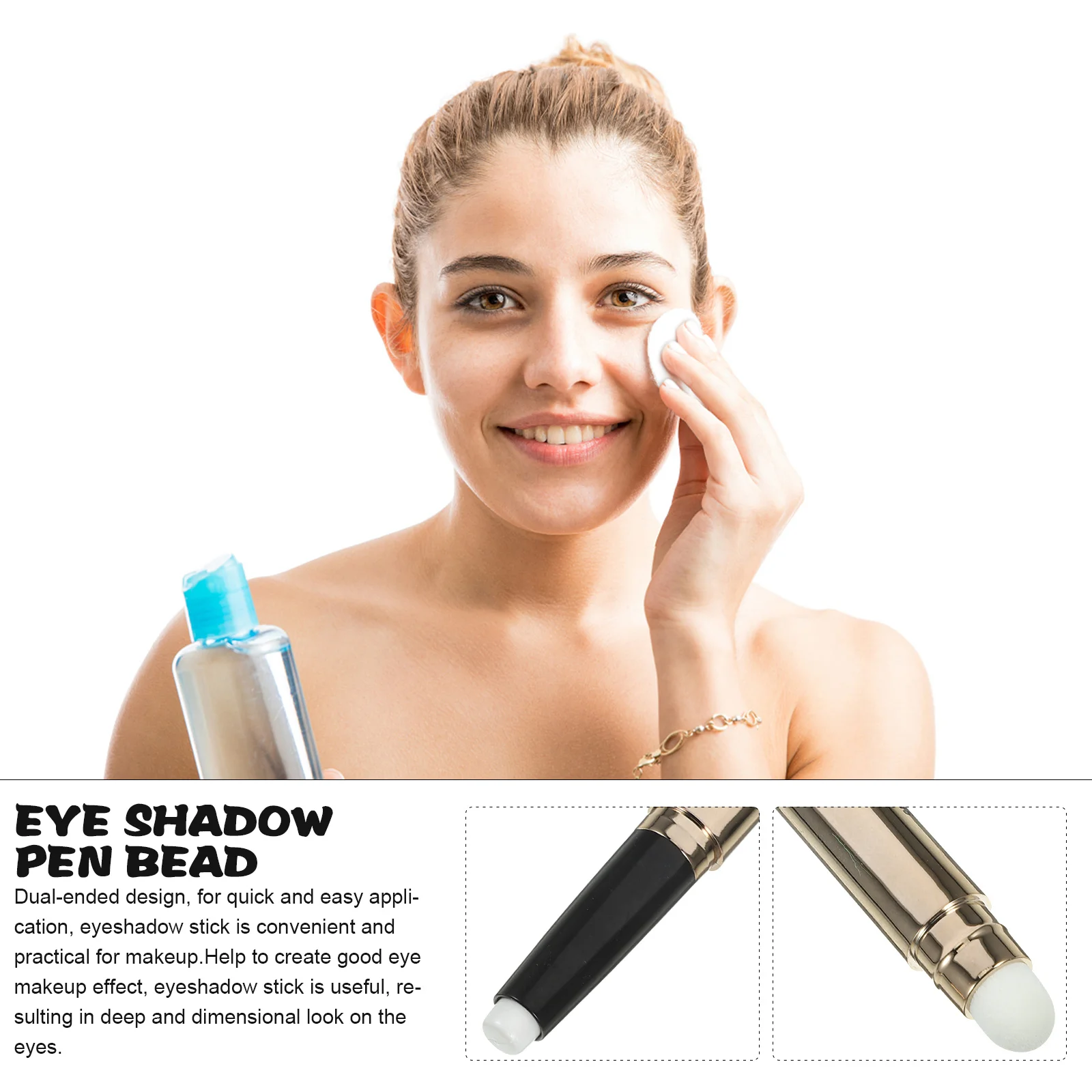 قلم ظلال عيون لامع ذو ملمس ناعم ومقاوم للتلطخ مع طرف مزج ناعم لمظهر العين الاحترافي #4