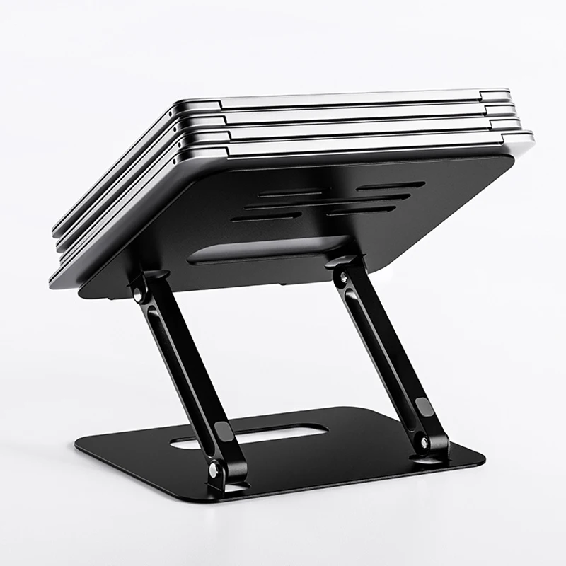 Folding Double-layer Heightened Neck Protector Storage Aluminum Alloy Notebook Stand Computer Stand New Portable Home Desk