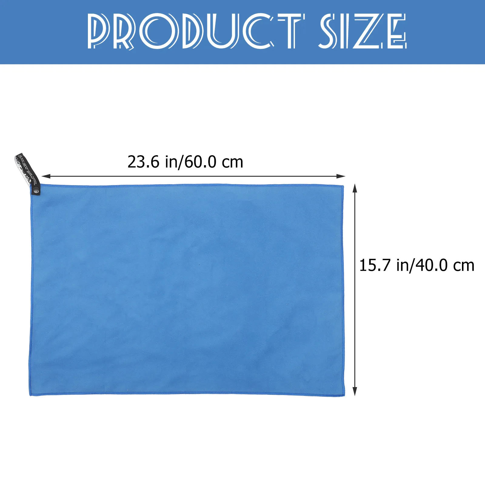 High Performance Quick Dry Gym Towel Microfiber Absorbent Wear Resistant Pilling Free Portable Foldable Fitness Towel for Men