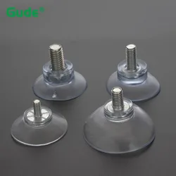 Suction Cup Screws Transparent Suckers With Thread Rod Glass Table Tops Storage Tool Hooks