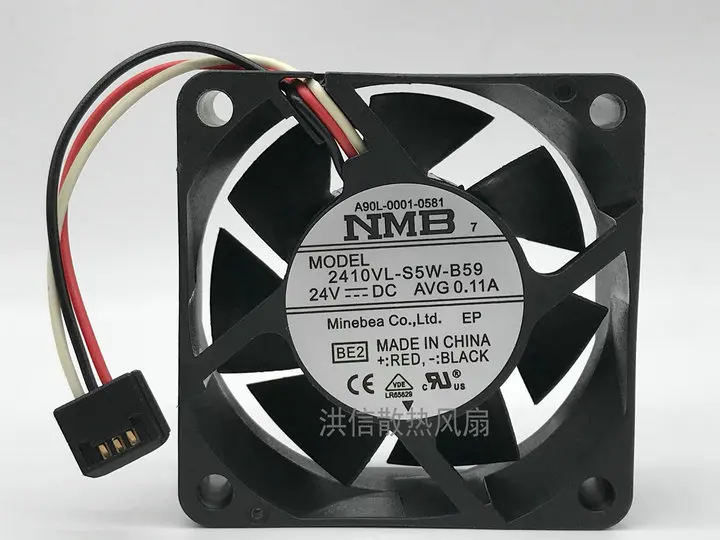 

Freight free original A90L-0001-0581 2410VL-S5W-B59 24V 6025 Fanuc plug waterproof fan