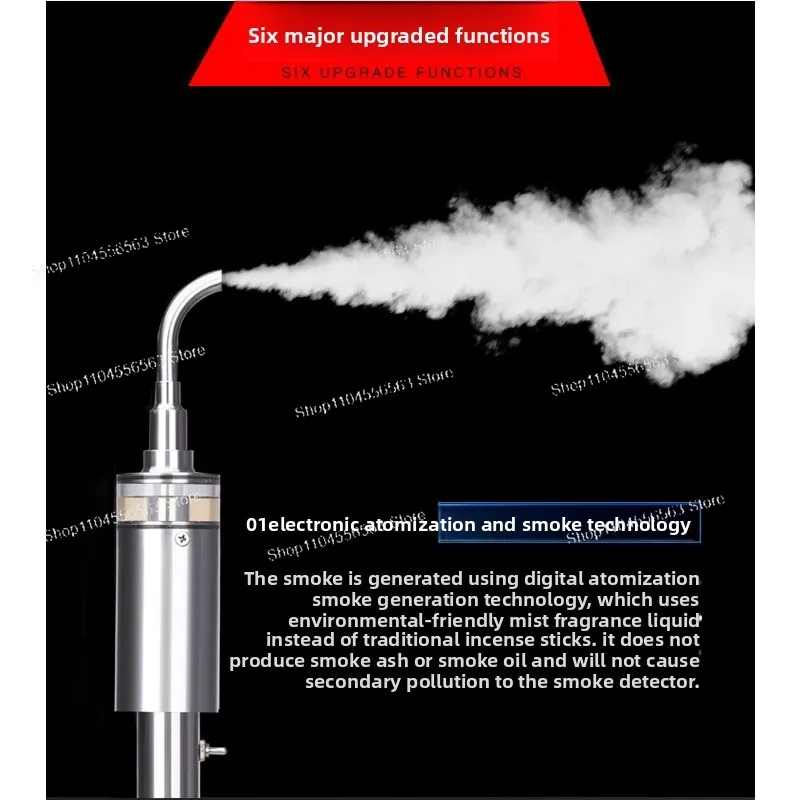 smoke sensing and temperature sensing equipment two-in-one tester, detector, and tester
