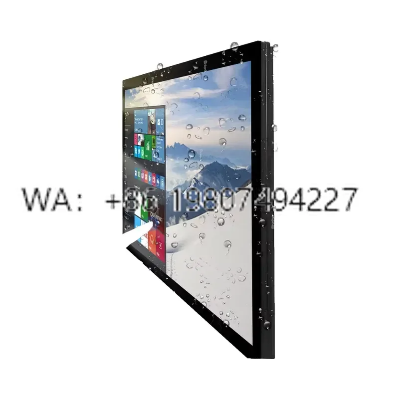 15.6 18.5 21.5 Inch Marine Anti-glare Optical Bonding IP66 Full Waterproof High Brightness 1500 Nits Industrial Grade