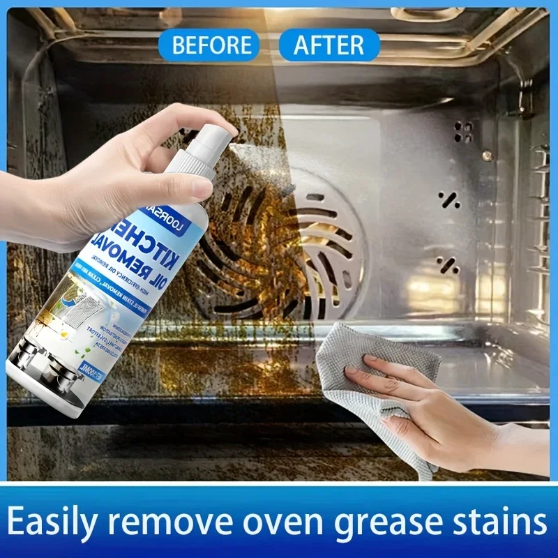 Semprotan Penghilang Lemak Dapur LOORSAN - Efektif Melarutkan Noda Minyak, Aman untuk Permukaan, Mudah Dibersihkan, Penting untuk Dapur Rumah