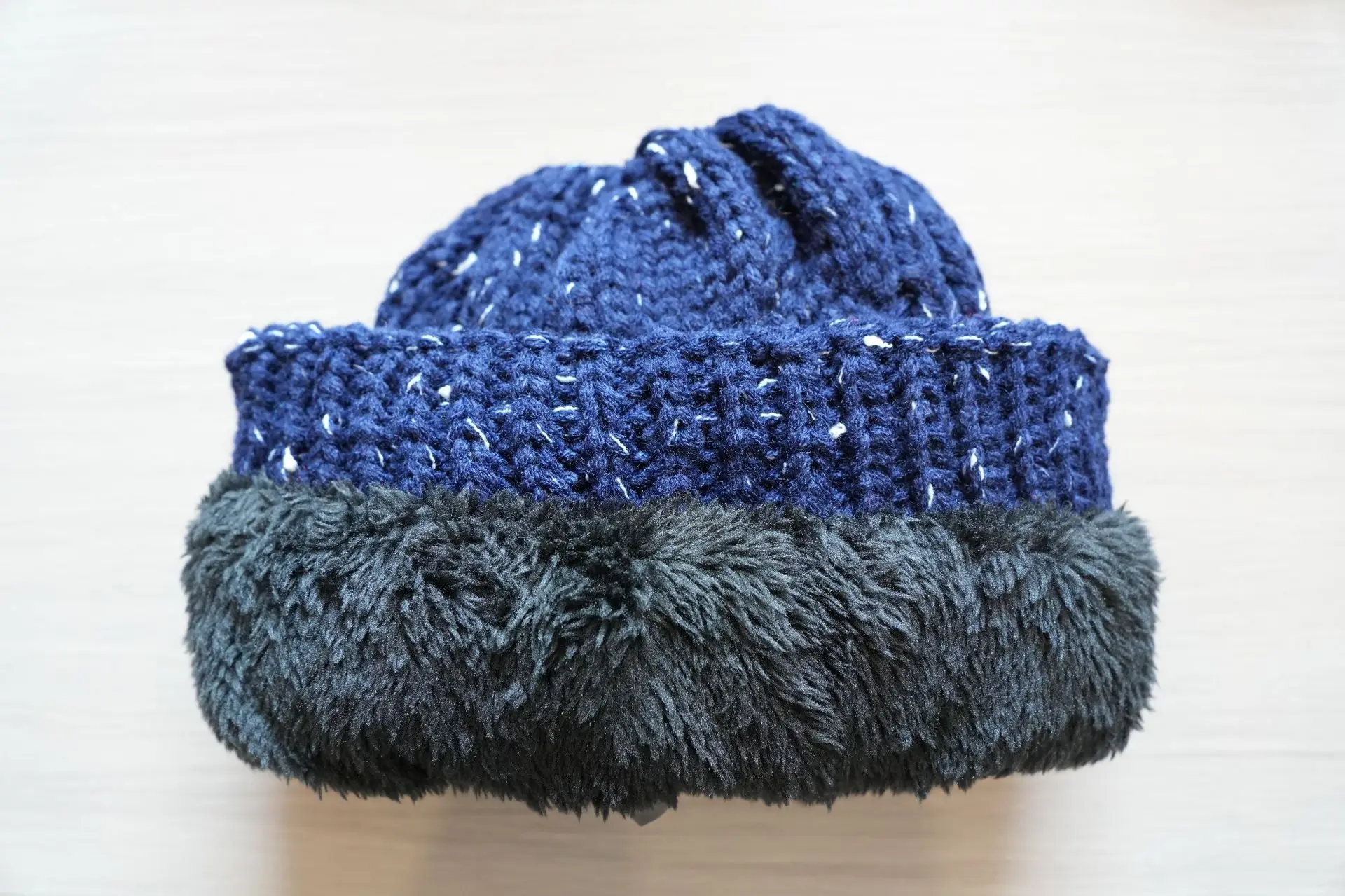 Head Cap Hugger Toque Stocking Watch solid-color Knitted Woolen Hat Versatile Warm Men Women Autumn Winter Outdoor 2M44