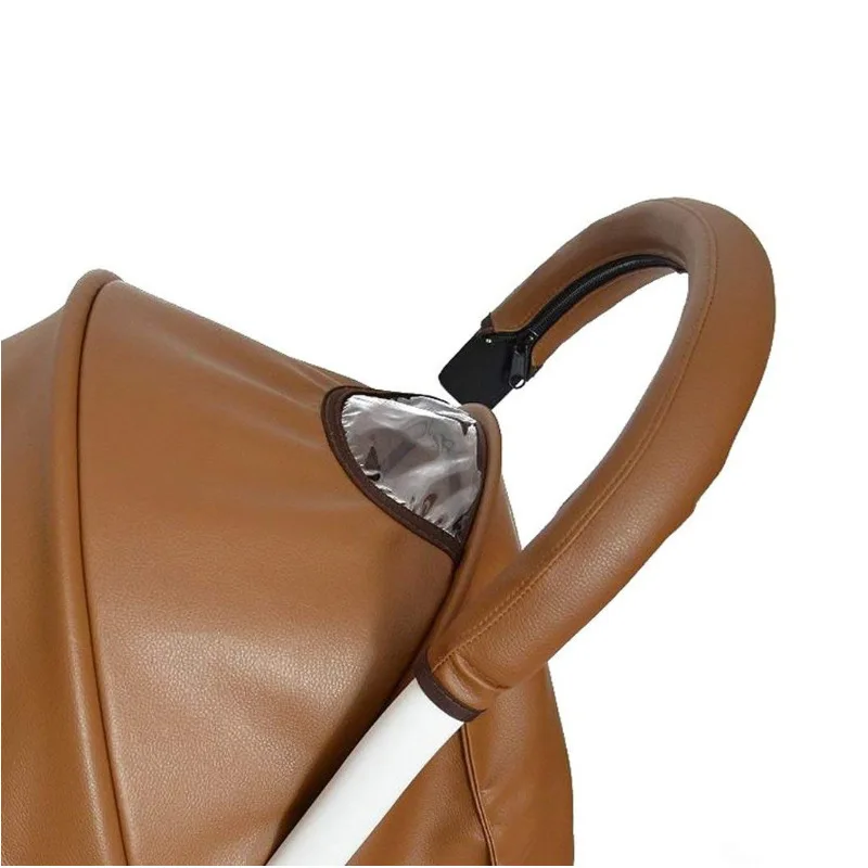 

Чехол на ручку коляски из искусственной кожи, подлокотник для коляски, защитный чехол для ручки, аксессуары для коляски