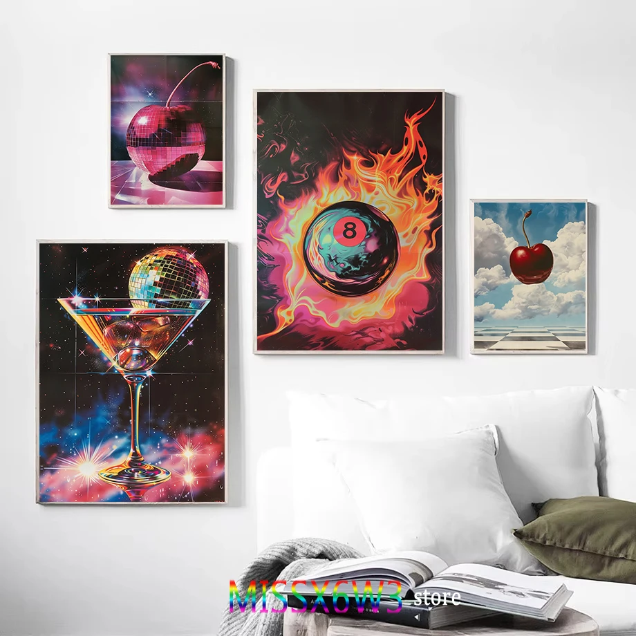 80S 8 Ball Martini … - image
