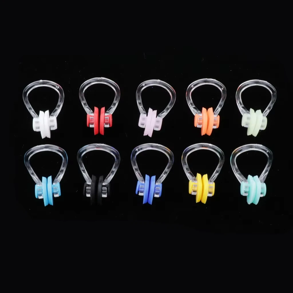 Reusable Soft Silicone Swimming Nose Clip Comfortable Diving Surfing Nose Plugs for Adults Children Pool Supplies Accessories