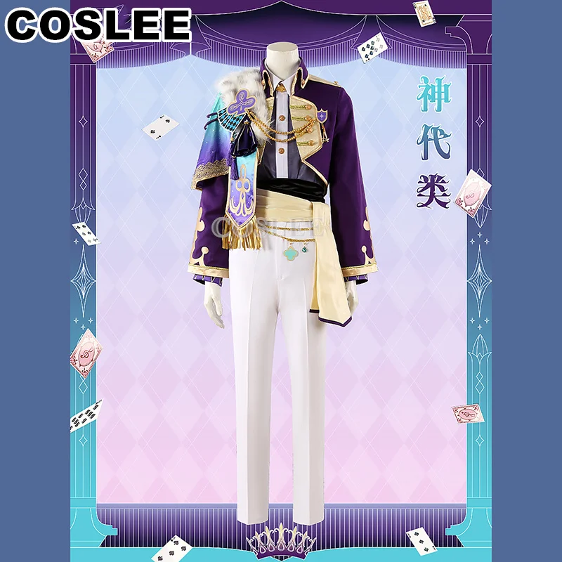 COSLEE Kamishiro Rui Cosplay Project Sekai Costume PJSK Cos Crown of Suit Fashion Uniform Halloween Party Outfit Unixex XS-3XL