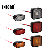 INJORA Side Marker Lights Warning Lights for RC Cars (11x5mm 10x10mm)