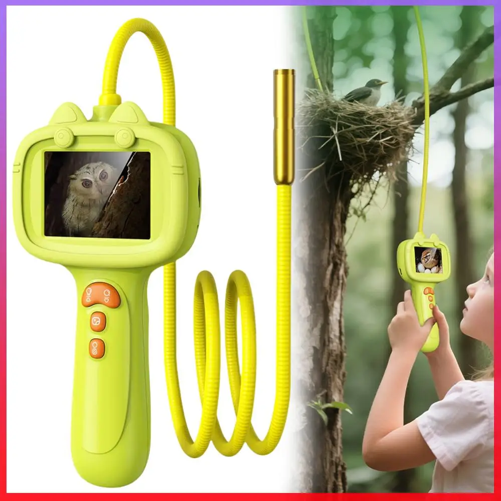 

Бороскоп-камера с подсветкой для исследования природы, 2 МП, подарок на день рождения для детей 4, 5, 6, 7, 8, 9, 10 лет